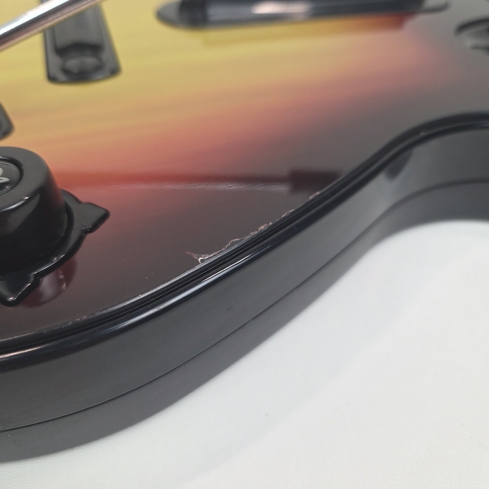 PS3 Guitar Hero Guitar Red Octane Wireless Sunburst Model 95451.805 No Dongle - Picture 10 of 15